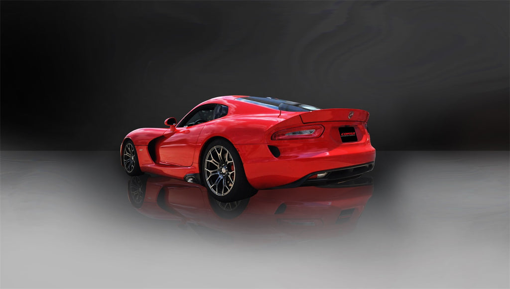Corsa Performance 14416 3.0in. Cat-Back Dual Side Exit without Tips for Select Dodge Viper, SRT Viper