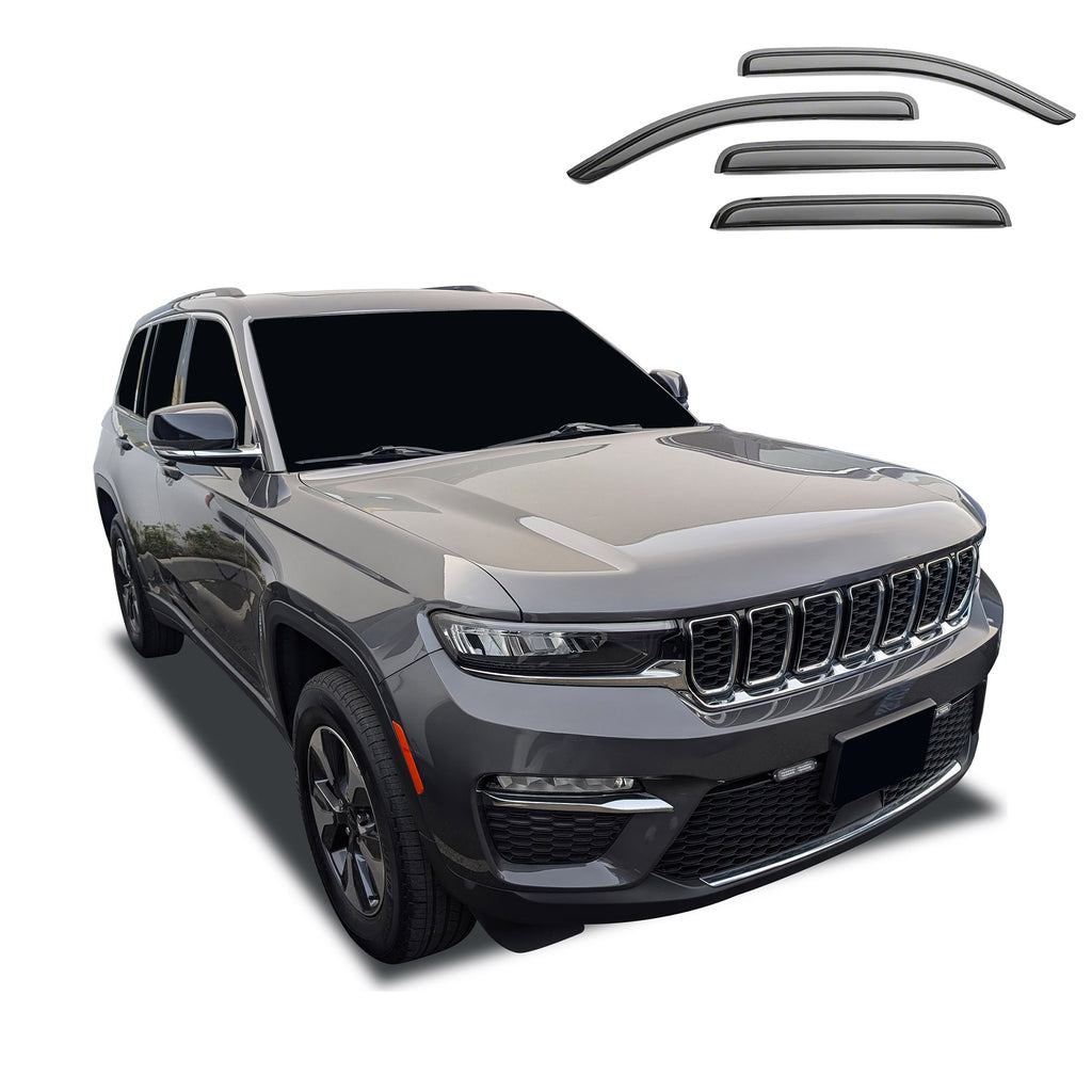 Black Horse Off Road 144334 Rain Guards for Select Jeep Grand Cherokee