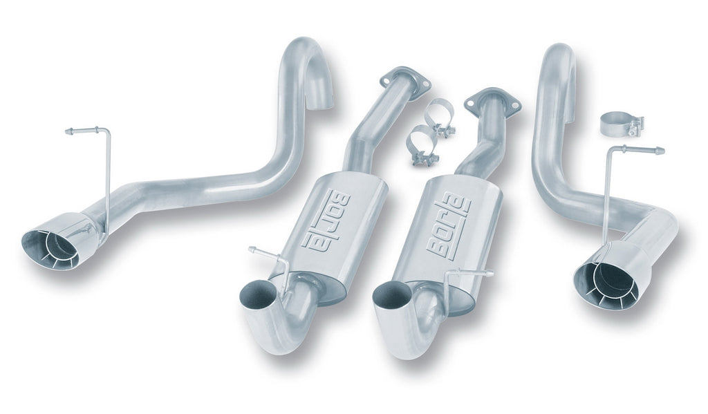 Borla 14445 Cat-Back Exhaust System - S-Type for Select Ford Mustang