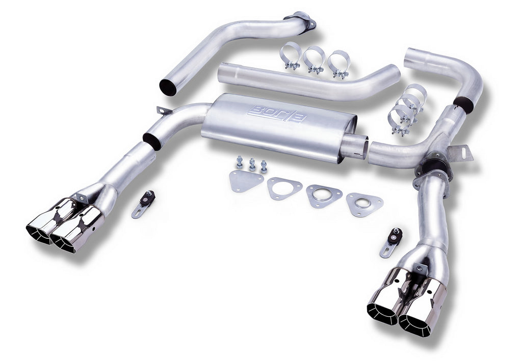 Borla 14464 Cat-Back Exhaust System - Adjustable SPL for Select Chevrolet Camaro, Pontiac Firebird