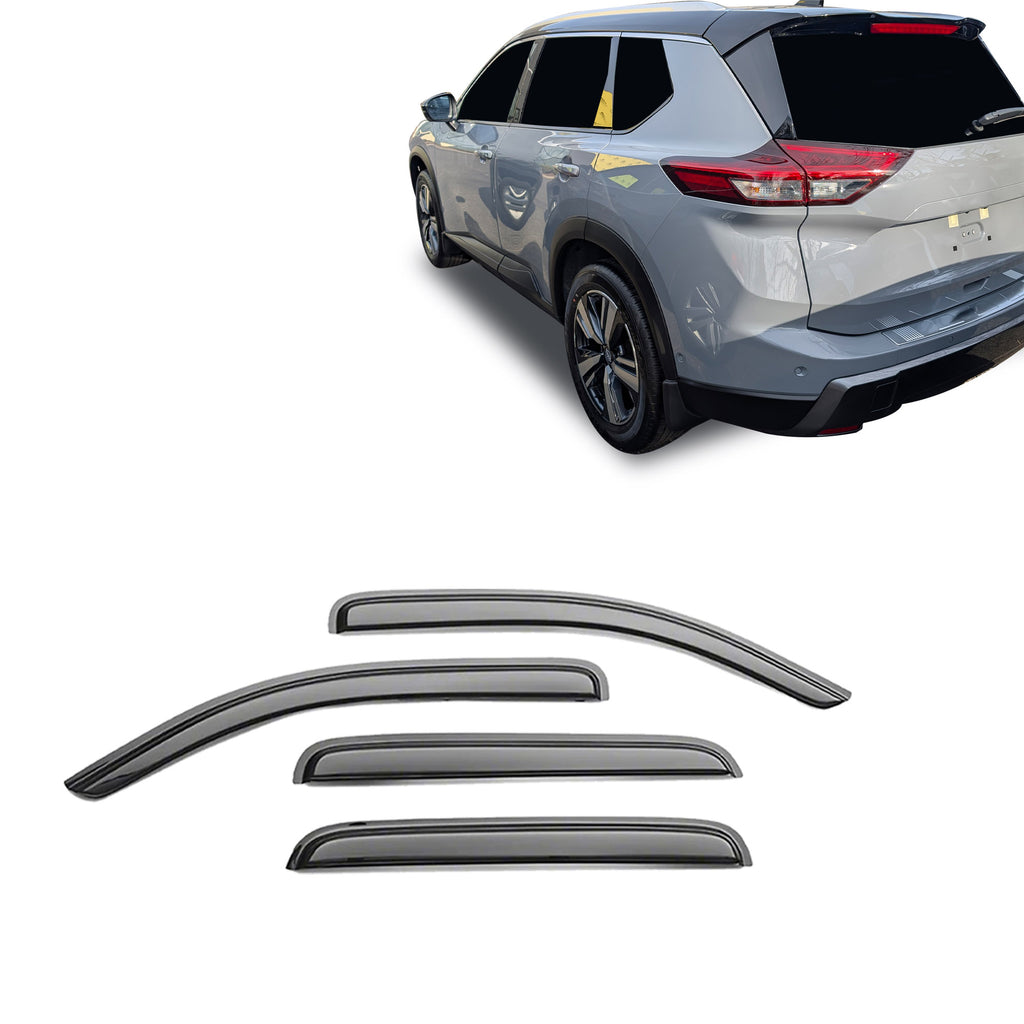 Black Horse Off Road 144902 Rain Guards for Select Nissan Rogue