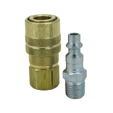 Milton S-711 Industrial Air Tool Coupler And Plug Kit, M-Style®, 1/4" NPT