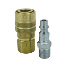 Load image into Gallery viewer, Milton S-711 Industrial Air Tool Coupler And Plug Kit, M-Style®, 1/4" NPT