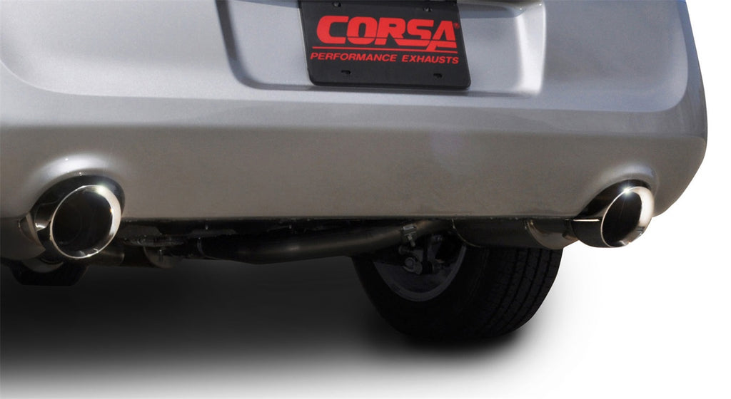 Corsa Performance 14537 2.5in. Cat-Back Dual Rear Exit with Single 4.5in. Polished Pro-Series Tips for Select Chrysler 300