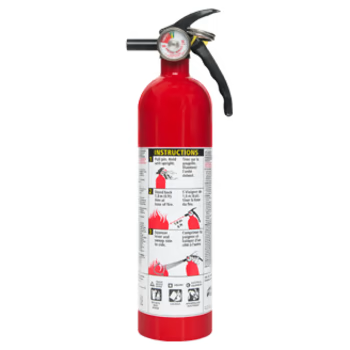 Kidde 466296MTL Multipurpose Home Series Fire Extinguisher - 2.5lb, 1-A:10-B:C
