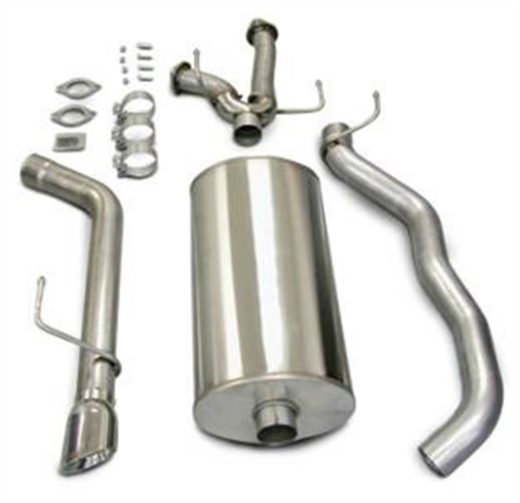 Corsa Performance 14573 3.0in. Cat-Back Single Rear Exit with Single 4.0in. Polished Pro-Series Tip for Select Toyota Sequoia