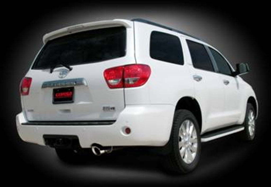 Corsa Performance 14573 3.0in. Cat-Back Single Rear Exit with Single 4.0in. Polished Pro-Series Tip for Select Toyota Sequoia
