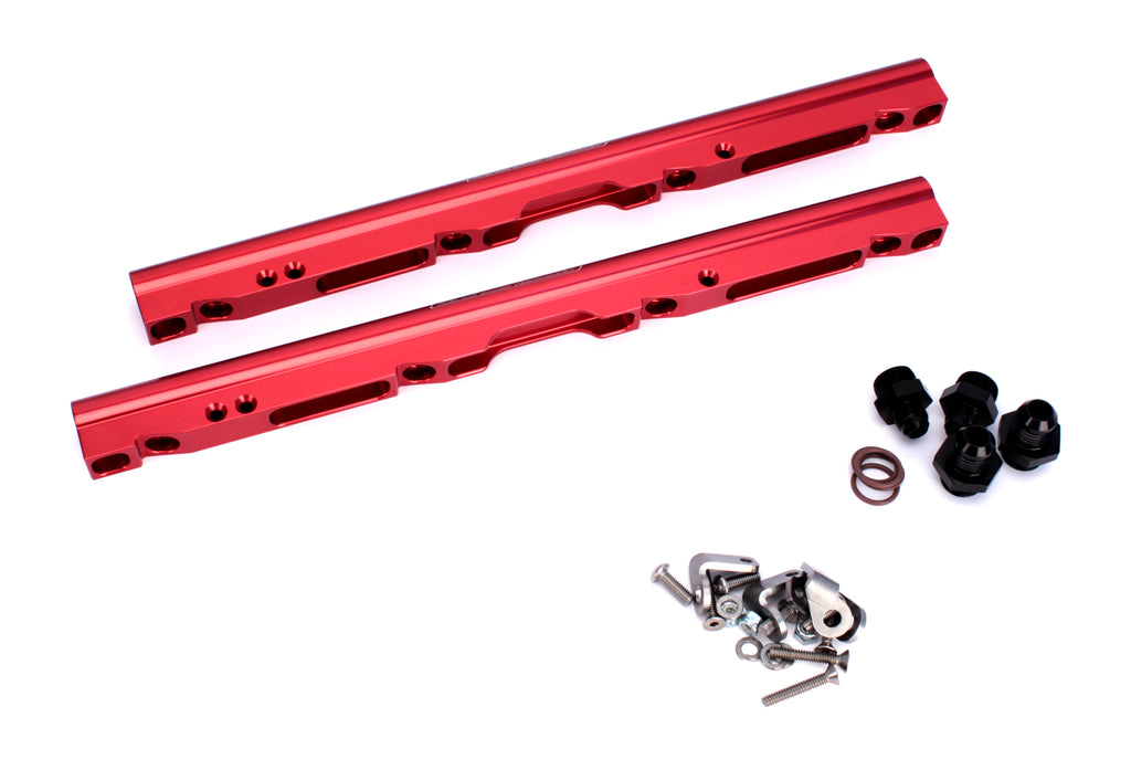 FAST 146032-KIT Red Billet Fuel Rail Kit for LS1 and LS6 LSXr 102mm Intake Manifolds