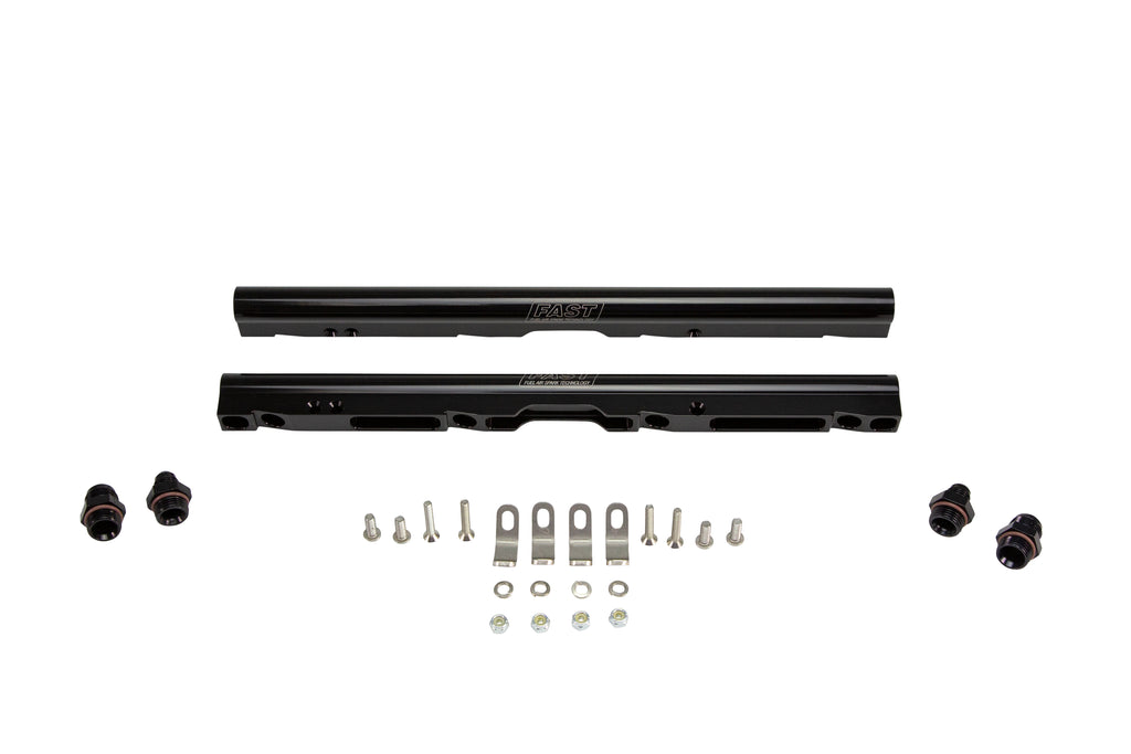 FAST 146035B-KIT Black Billet Fuel Rail Kit for LSX 92mm and GM LS1/LS6 Intake Manifolds
