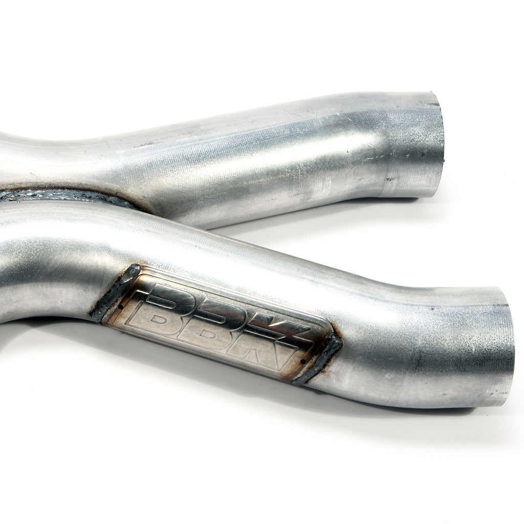 BBK Performance Parts 1460 2011-2014 MUSTANG GT 2-3/4 SHORT MID AFTER-CAT X PIPE for Select Ford Mustang