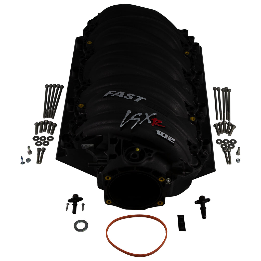 FAST 146102B-KIT LSXr 102mm LS3/L92 Intake Manifold + 102mm Big Mouth Billet Throttle Body Kit for Select Chevrolet Camaro, Chevrolet Corvette, Chevrolet SS, Pontiac G8