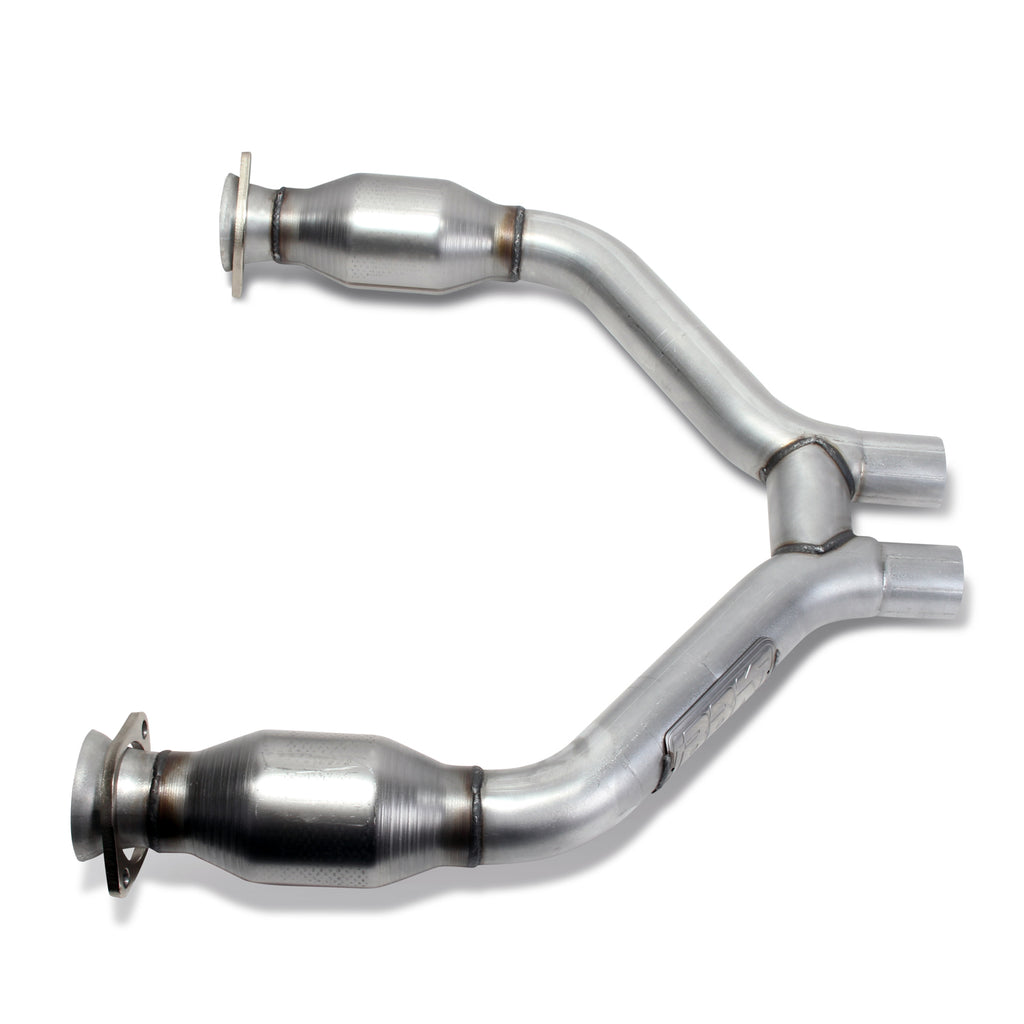 BBK Performance Parts 1465 2015-2017 MUSTANG V6 SHORT MID H PIPE WITH CONVERTERS for Select Ford Mustang