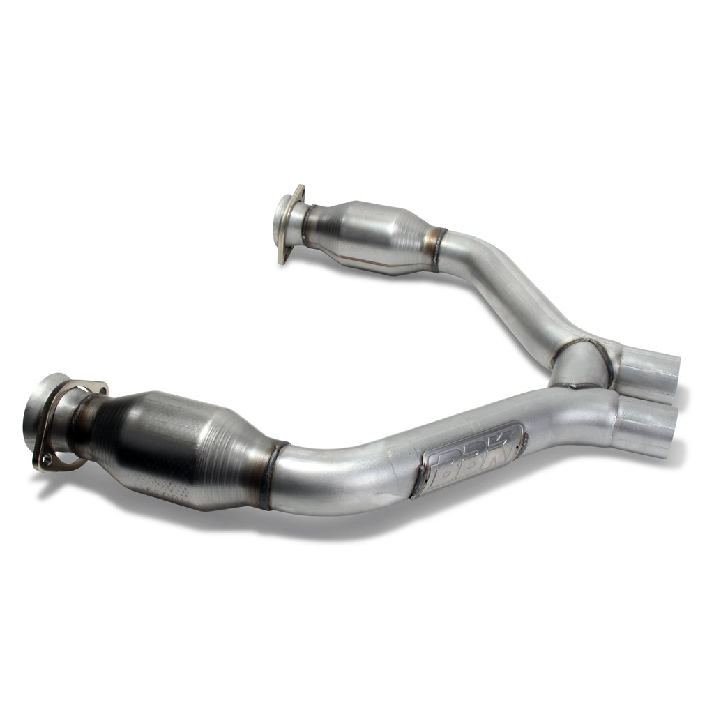 BBK Performance Parts 1465 2015-2017 MUSTANG V6 SHORT MID H PIPE WITH CONVERTERS for Select Ford Mustang