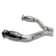 Load image into Gallery viewer, BBK Performance Parts 1465 2015-2017 MUSTANG V6 SHORT MID H PIPE WITH CONVERTERS for Select Ford Mustang