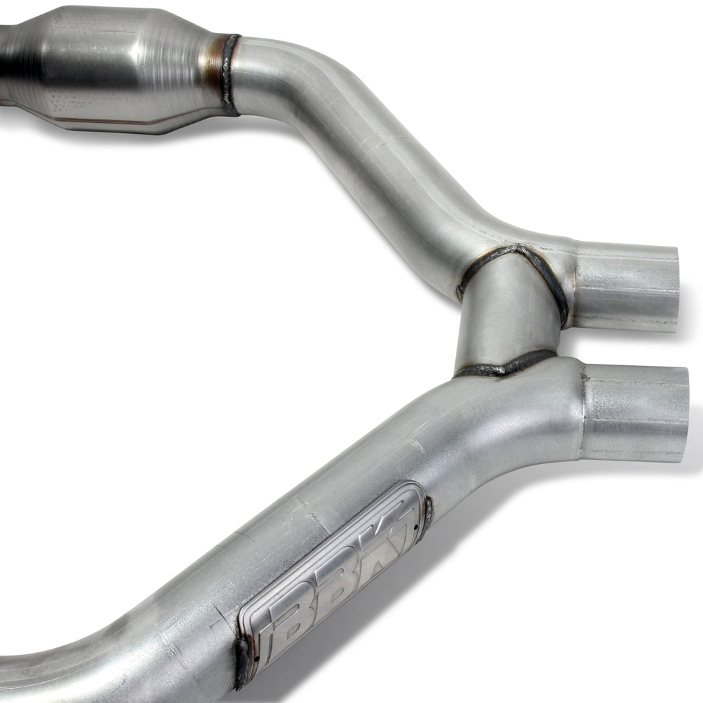 BBK Performance Parts 1465 2015-2017 MUSTANG V6 SHORT MID H PIPE WITH CONVERTERS for Select Ford Mustang