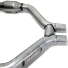Load image into Gallery viewer, BBK Performance Parts 1465 2015-2017 MUSTANG V6 SHORT MID H PIPE WITH CONVERTERS for Select Ford Mustang