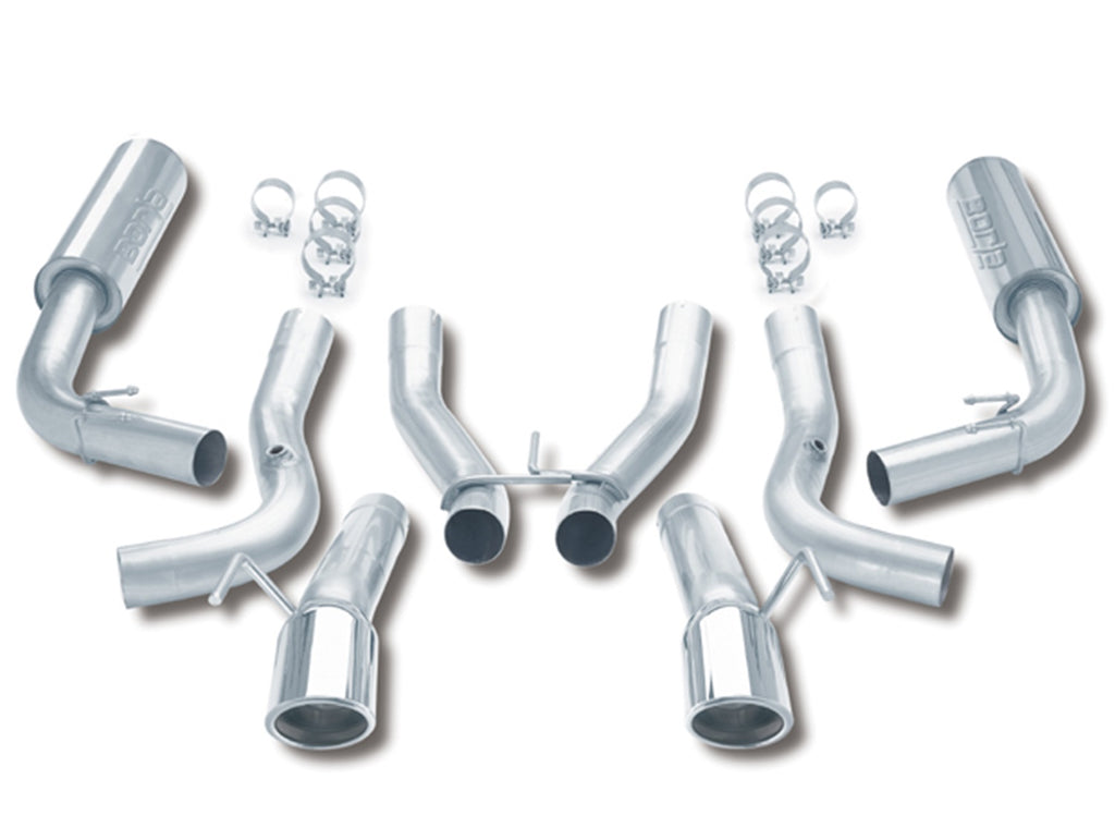 Borla 14663 Cat-Back Exhaust System - S-Type for Select Dodge Viper