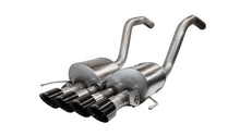 Load image into Gallery viewer, Corsa Performance 14777BLK 2.75in. Axle-Back w Dual Mode NPP; Dual Rear Exit with Quad 4.5in. Polished Pro- for Select Chevrolet Corvette