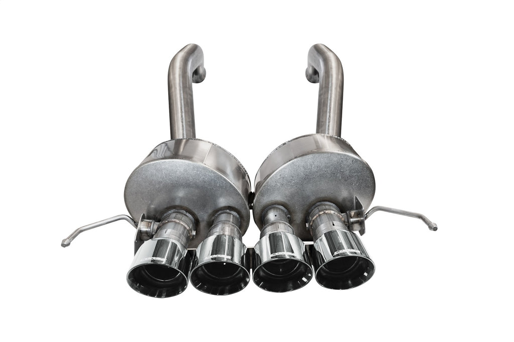 Corsa Performance 14777 2.75in. Axle-Back w Dual Mode NPP; Dual Rear Exit with Quad 4.5in. Polished Pro- for Select Chevrolet Corvette