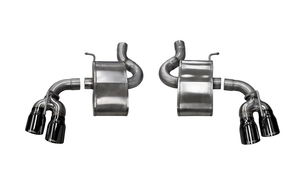 Corsa Performance 14784BLK 2.75in. Axle-Back Dual Rear Exit with Twin 4.0in. Black PVD Pro-Series Tips for Select Chevrolet Camaro