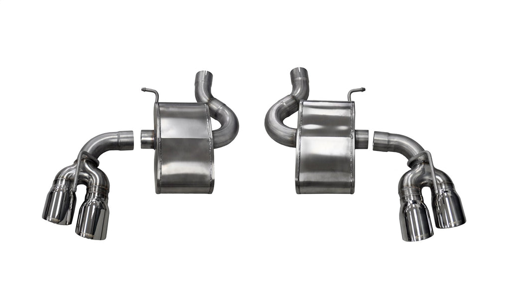 Corsa Performance 14784 2.75in. Axle-Back Dual Rear Exit with Twin 4.0in. Polished Pro-Series Tips for Select Chevrolet Camaro