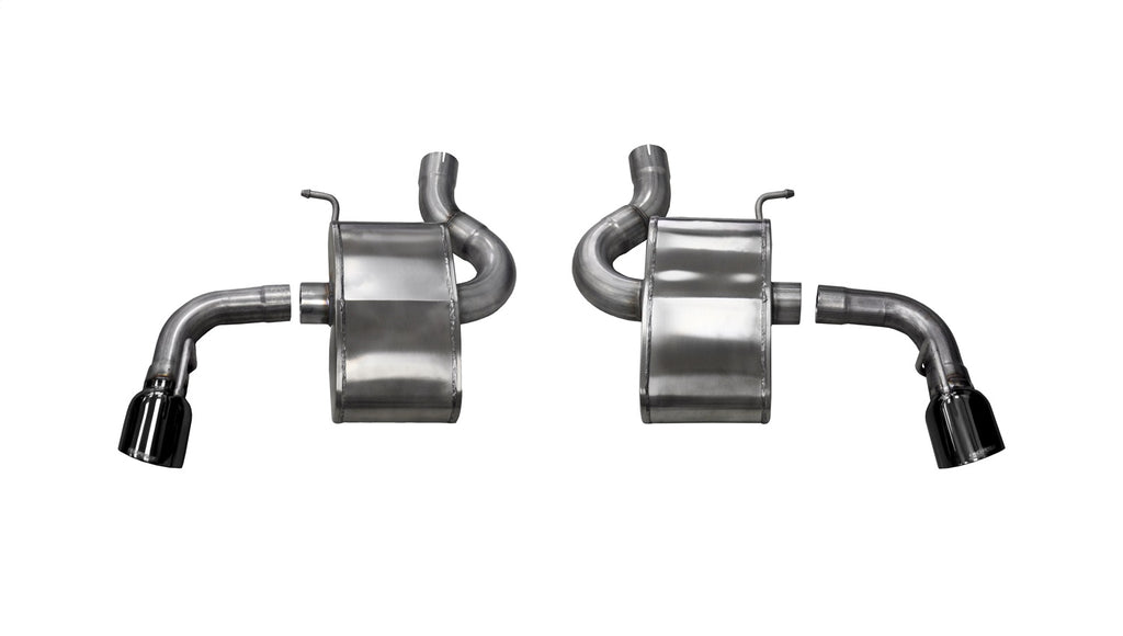 Corsa Performance 14785BLK 2.75in. Axle-Back Dual Rear Exit with Single 4.5in. Black PVD Pro-Series Tips for Select Chevrolet Camaro