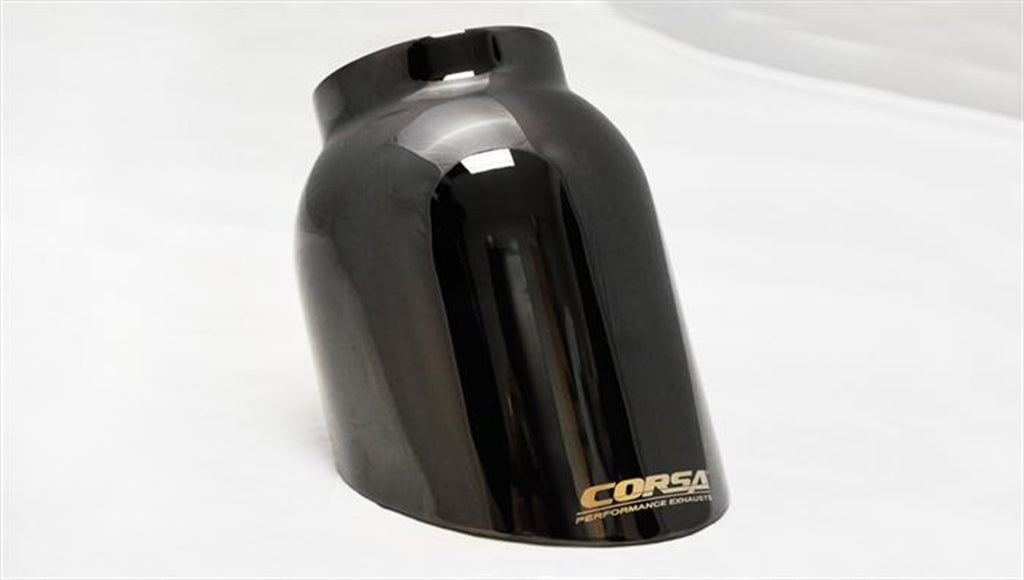 Corsa Performance 14785BLK 2.75in. Axle-Back Dual Rear Exit with Single 4.5in. Black PVD Pro-Series Tips for Select Chevrolet Camaro