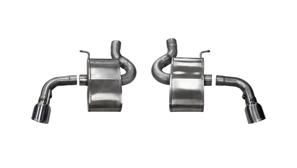 Corsa Performance 14785 2.75in. Axle-Back Dual Rear Exit with Single 4.5in. Polished Pro-Series Tips for Select Chevrolet Camaro