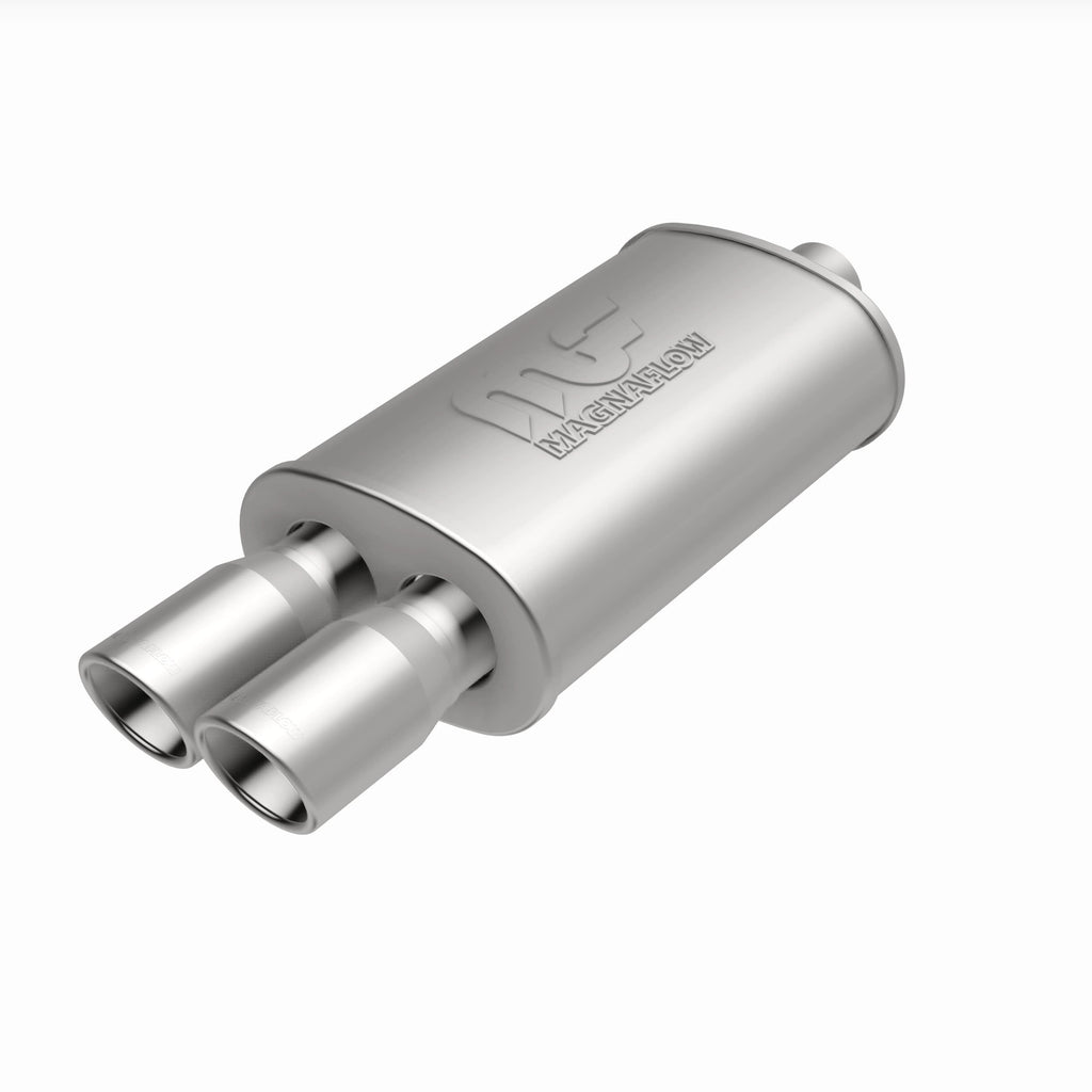 MagnaFlow Exhaust Products 14862 Straight-Through Performance Muffler; 2.25/3in. Center/Dual; 5x14x8 Body