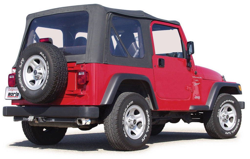 Borla 14924 Cat-Back Exhaust System - Touring for Select Jeep TJ, Jeep Wrangler