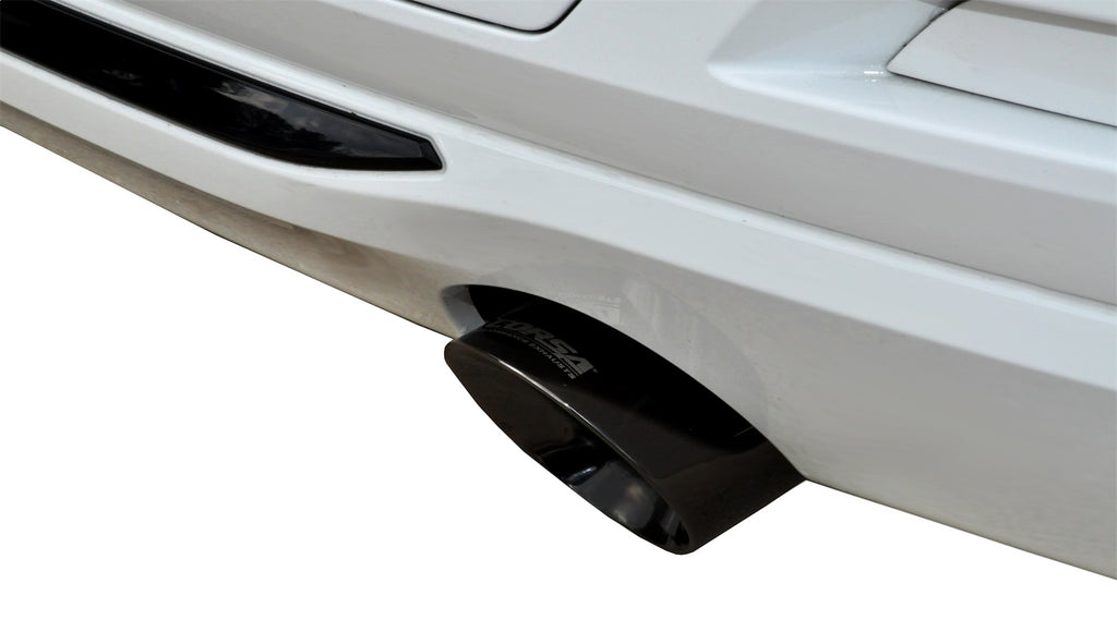 Corsa Performance 14937BLK 3.0in. Cat-Back Dual Rear Exit with Single 3.5in. Black PVD Pro-Series Tips for Select BMW 335i