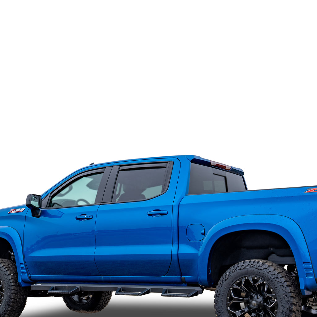 Black Horse Off Road 1494040IN Rain Guards for Select Chevrolet Silverado 1500, Chevrolet Silverado HD, Chevrolet Silverado HD, GMC Sierra 1500, GMC Sierra HD, GMC Sierra HD