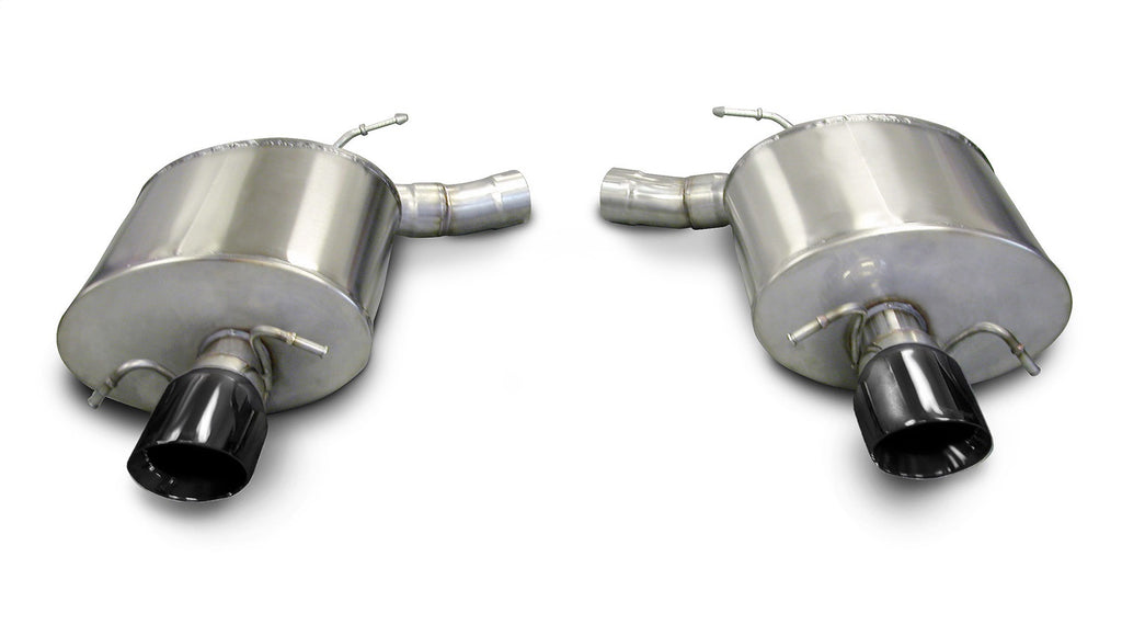 Corsa Performance 14940BLK 2.5in. Axle-Back Dual Rear Exit with Single 4.0in. Black PVD Pro-Series Tips for Select Cadillac CTS