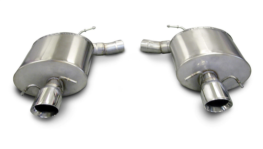 Corsa Performance 14940 2.5in. Axle-Back Dual Rear Exit with Single 4.0in. Polished Pro-Series Tips for Select Cadillac CTS