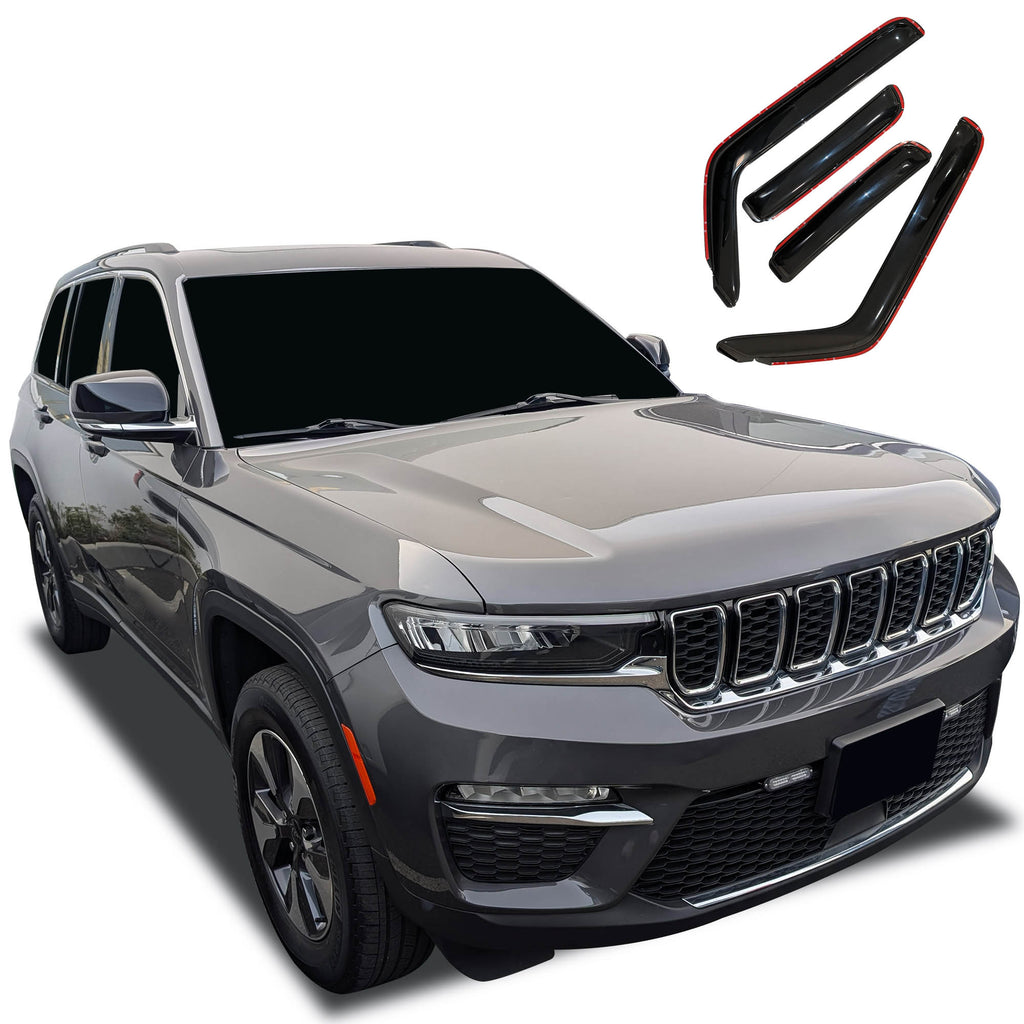 Black Horse Off Road 1494252IN Rain Guards for Select Jeep Grand Cherokee