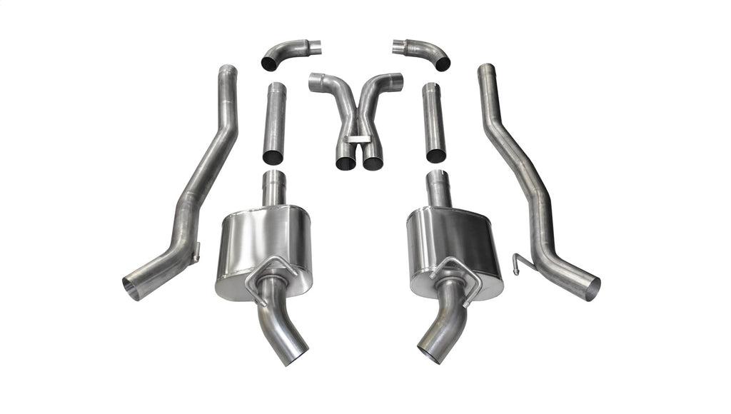 Corsa Performance 14976 3.0in. Cat-Back Dual Rear Exit without Tips for Select Chevrolet Camaro