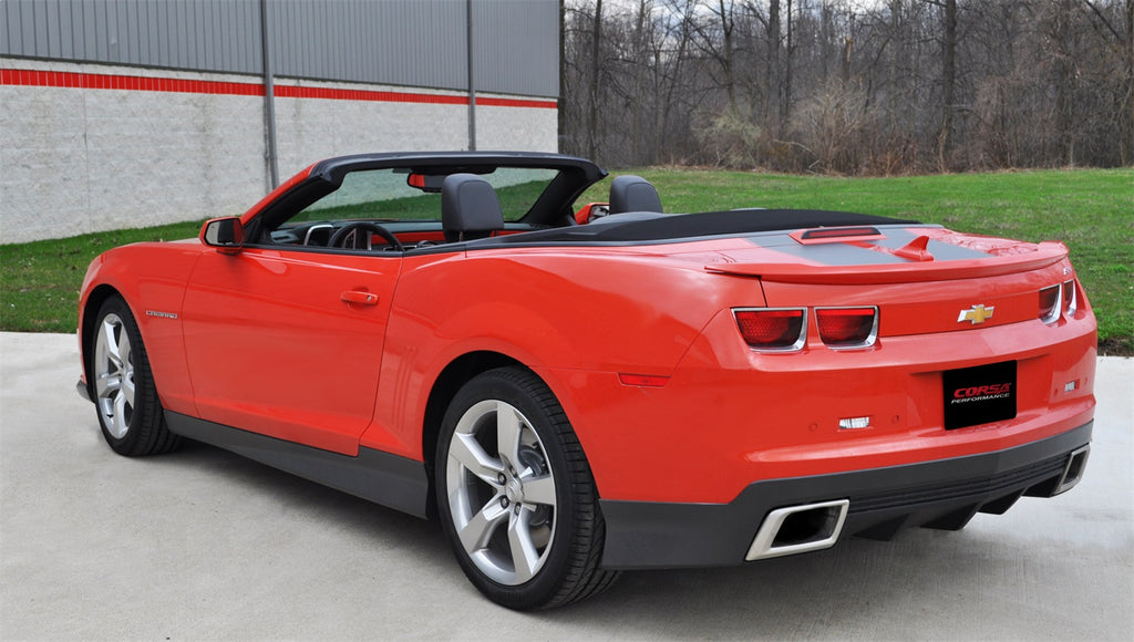 Corsa Performance 14976 3.0in. Cat-Back Dual Rear Exit without Tips for Select Chevrolet Camaro