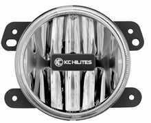 Load image into Gallery viewer, KC HiLiTES 1497 G4 Gravity LED 4" SAE ECE Fog 1-Light - 2010-2018 Jeep Wrangler JK 2/4-Door for Select Jeep Wrangler, Jeep Wrangler JK