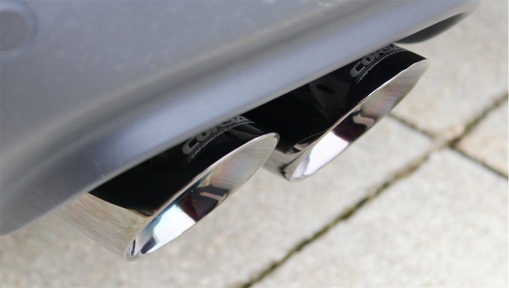 Corsa Performance 14985 2.5in. Cat-Back Dual Rear Exit with Twin 3.5in. Polished Pro-Series Tips for Select Dodge Challenger