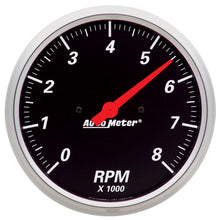 Load image into Gallery viewer, AutoMeter 1499 GAUGE, TACHOMETER, 5", 8K RPM, IN-DASH, DESIGNER BLACK