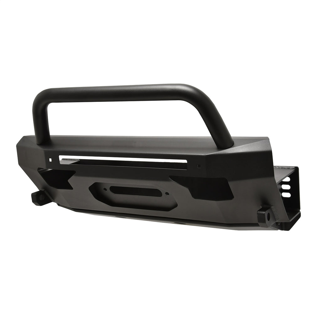 14C-4Runner-Proseries-Front-Bumper-WRound-Bull-Bar-Textured-Black
