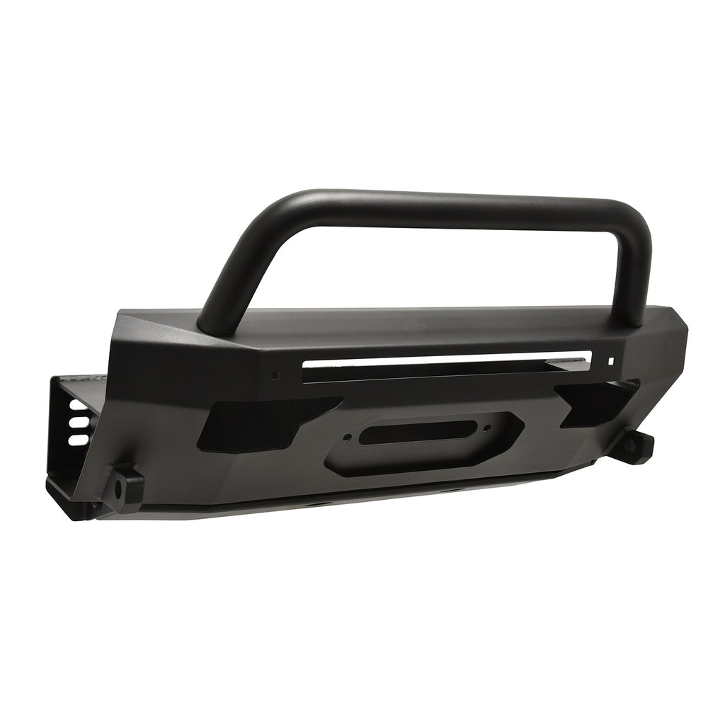 14C-4Runner-Proseries-Front-Bumper-WRound-Bull-Bar-Textured-Black