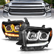 Load image into Gallery viewer, 14C-Tundra-Projector-Headlights-WUbar-Switchback-Black-WDrl