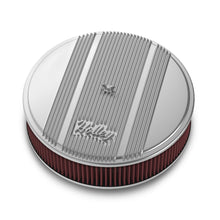 Load image into Gallery viewer, 14X3-Die-Cast-Finned-Alm-Air-Cleaner-Polished