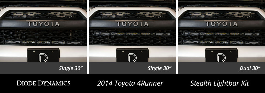Diode Dynamics DD6764 Light bar featuring advanced TIR optics for high efficiency and focus. for Select Toyota 4Runner