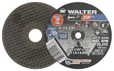 Walter 11L312 3X1/16X1/4 Zip C/O Wheels