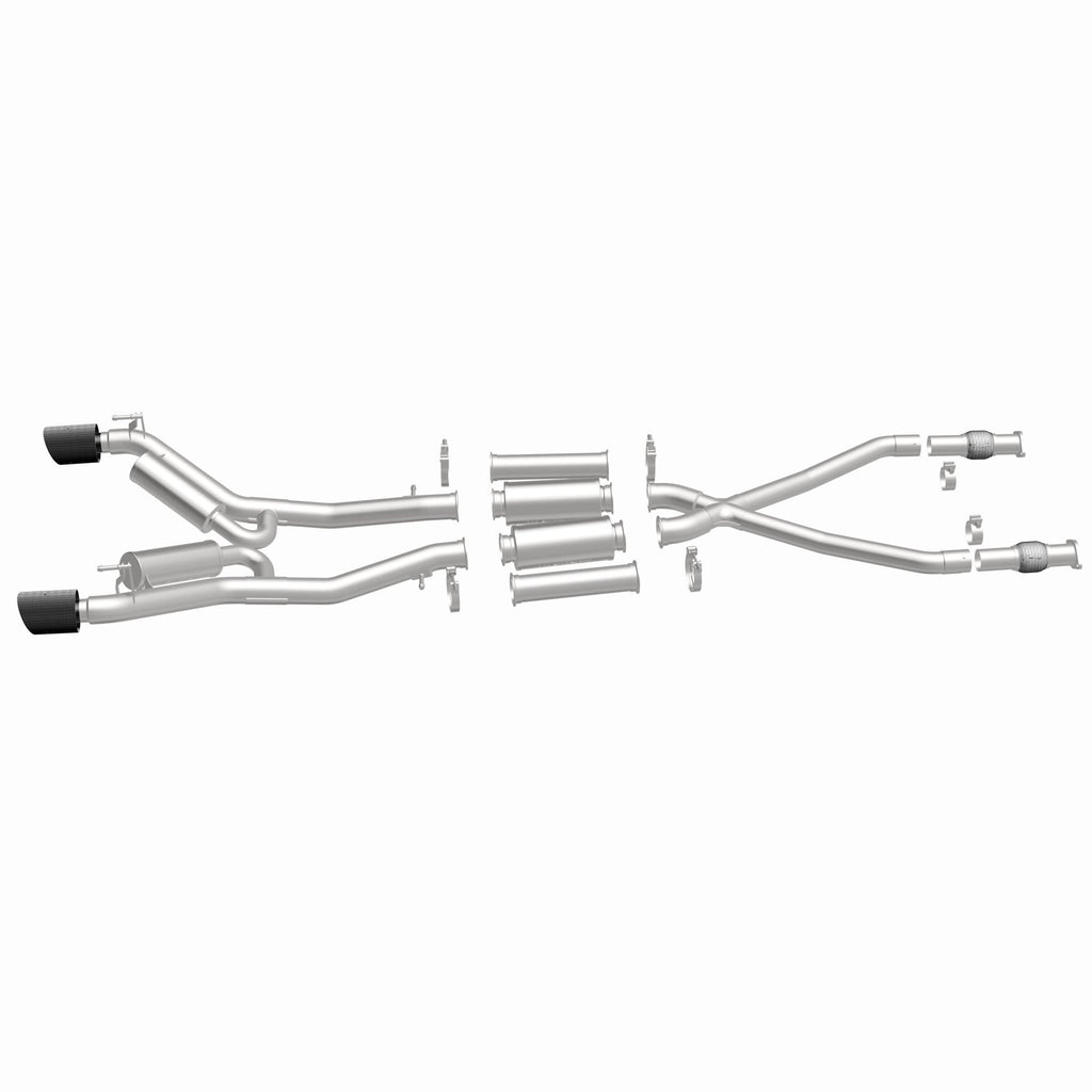 MagnaFlow Exhaust Products 19593 xMOD Series Carbon Fiber Tips Cat-Back System for Select Nissan Z