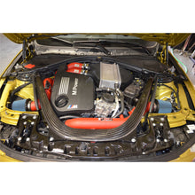 Load image into Gallery viewer, 15-16-Bmw-M3(F80)M4-(F8283)-3.0L-L6-Twin-Turbo-2Pc-Aluminum-Int.-Charge-Pipe---Wrinkle-Black