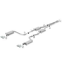 Load image into Gallery viewer, 15-16-Dodge-Challenger-RT-5.7L-Dual-Rectangle-Angle-Cut-Dual-Split-Rear-Exit-Atak-Exhaust