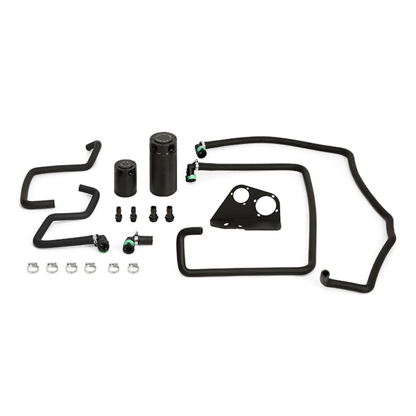 15-16-Ford-F-150-Ecoboost-3.5L-Baffled-Oil-Catch-Can-Kit---Black